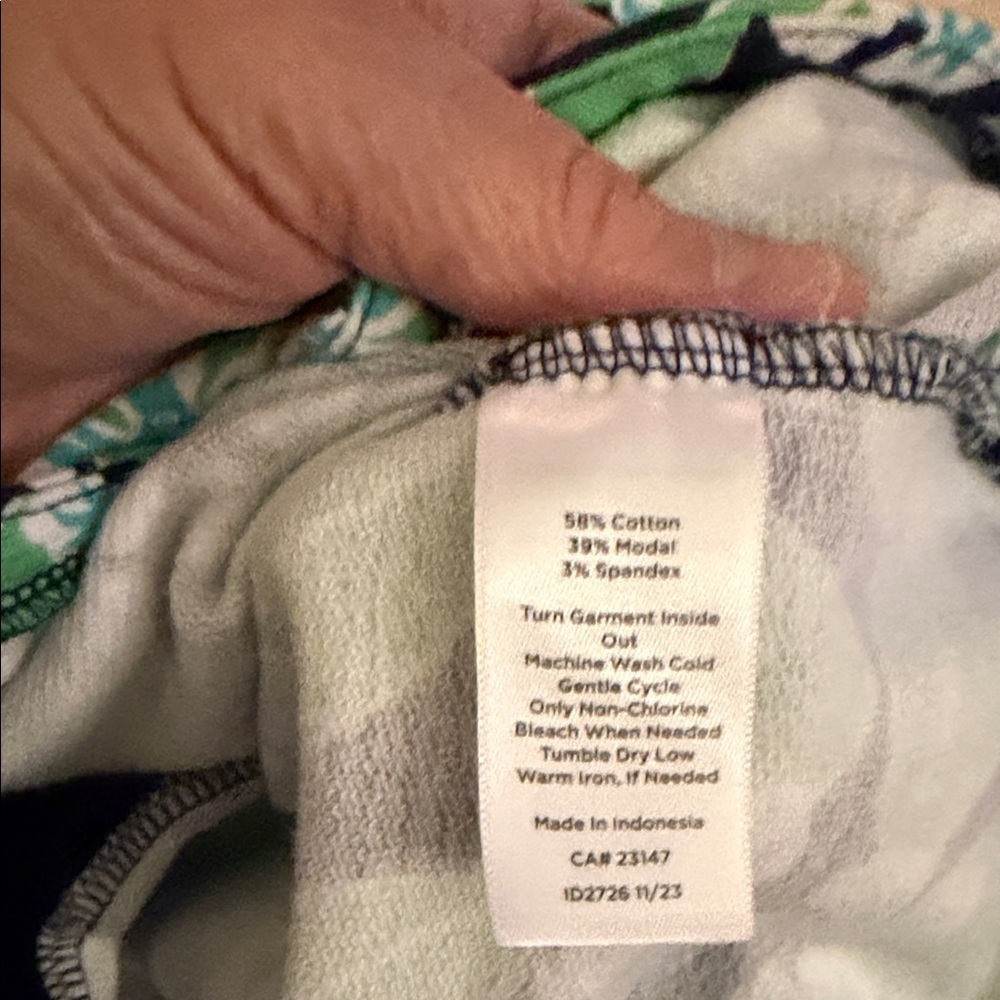 Talbots Floral Midi Dress in Green and Blue - Picture 4 of 4